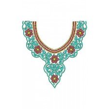 Boho Chic Neck Yoke Gala Embroidery Design Boho Chic Neck Yoke Gala Embroidery Design