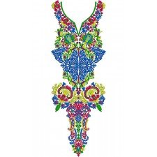 Tulle Beaded High Embroidery Design Tulle Beaded High Embroidery Design