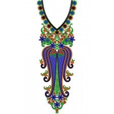Long Chiffon Dress Neck Embroidery Designs Long Chiffon Dress Neck Embroidery Designs
