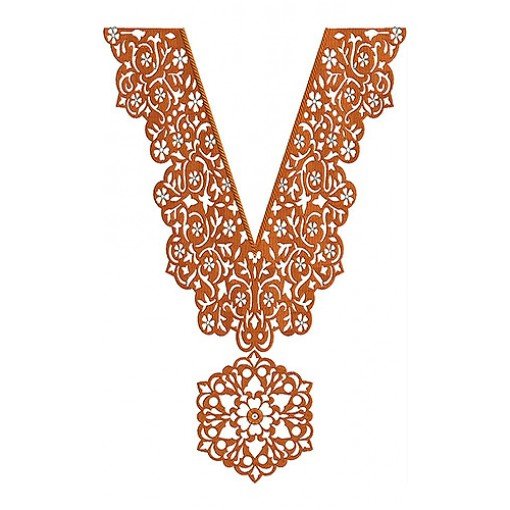 V-Neck Dress Embroidery Design V-Neck Dress Embroidery Design