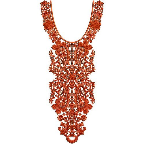Muslim Dress Embroidery Design | Neck Yoke Gala
