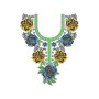 4762 Flower Girl Dresses Neck Embroidery Design