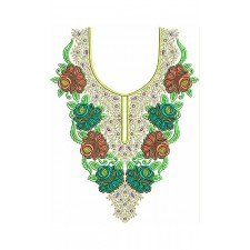 South African Clothing Embroidery Neck Design 4763 South African Clothing Embroidery Neck Design 4763