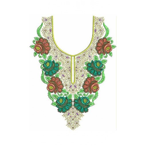 South African Clothing Embroidery Neck Design 4763 South African Clothing Embroidery Neck Design 4763