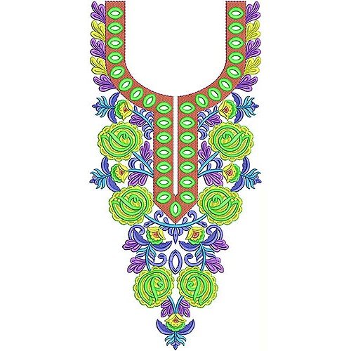 4765 Colombian Culture Quinceanera Dress Neck Design