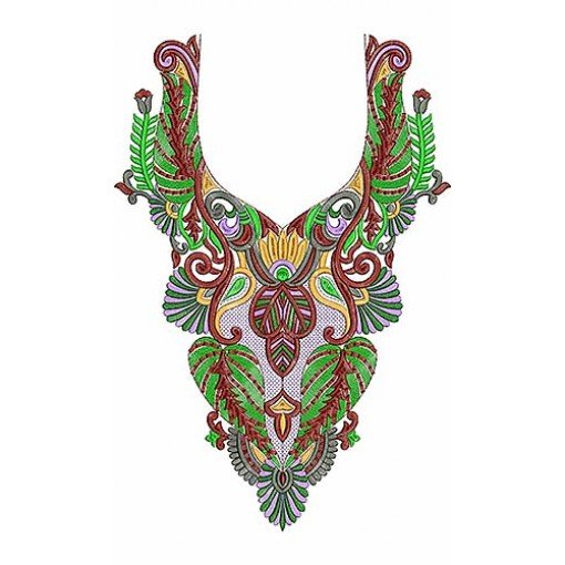 Cheap Bridesmaid Neck Set Embroidery Design