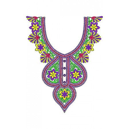 UAE Neck Designs For Embroidery