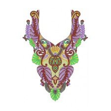 Loving You Bridal Embroidery Neck Design