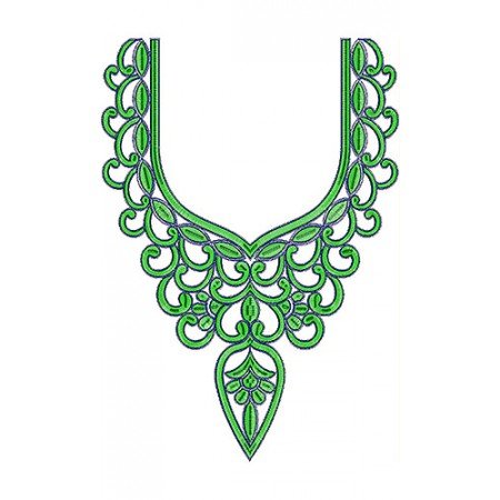 Pakistani Dress Embroidery Neck Design
