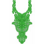 Pakistani Long Neck Embroidery Design