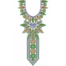 African Clothing Cording Neck Design