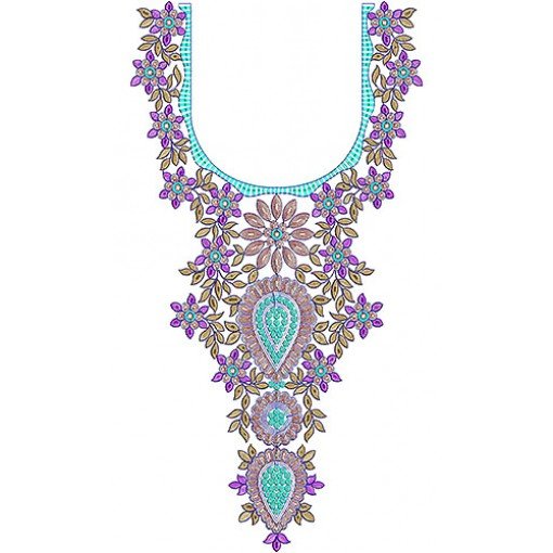 Latest Trendy Neck Embroidery Design