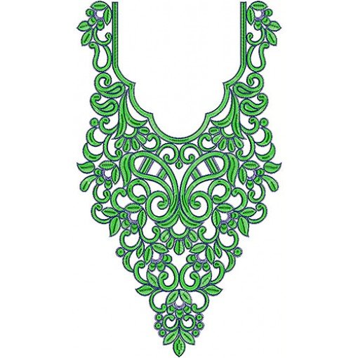 Dubai Clothing Cording Neck Design