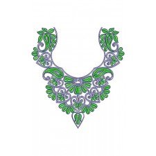 Mexican Fashion Cording Neck Design