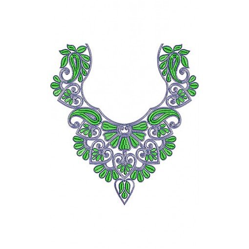 Mexican Fashion Cording Neck Design