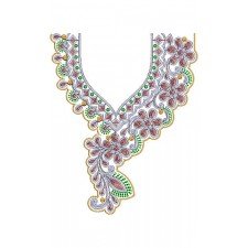 Arab Fashion Dresses Cording Neck Design