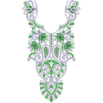 Indian Suit Embroidery Neck Design