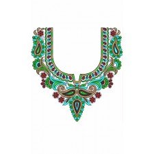 Neck Embroidery Designs Salwar Kameez 6046