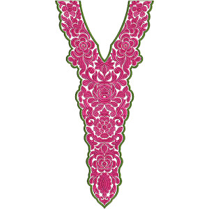 Latest Kurti Embroidery Neck Design