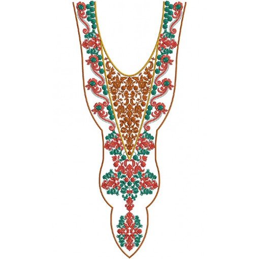 Jalabiya Kaftan | Neck Yoke Gala