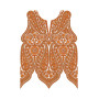 Cowl Neck Embroidery Design For Party Dress