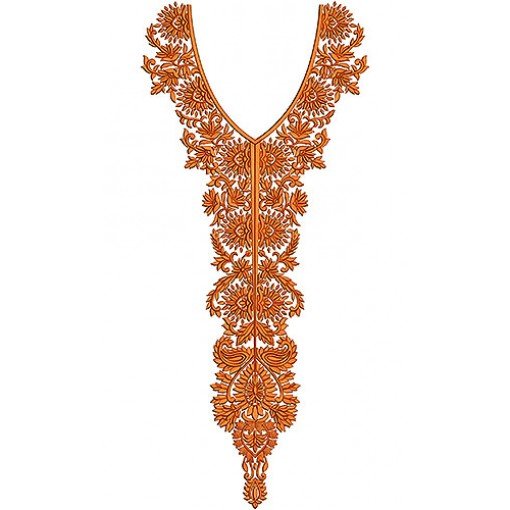 Punjabi Dresses Neck Embroidery Design