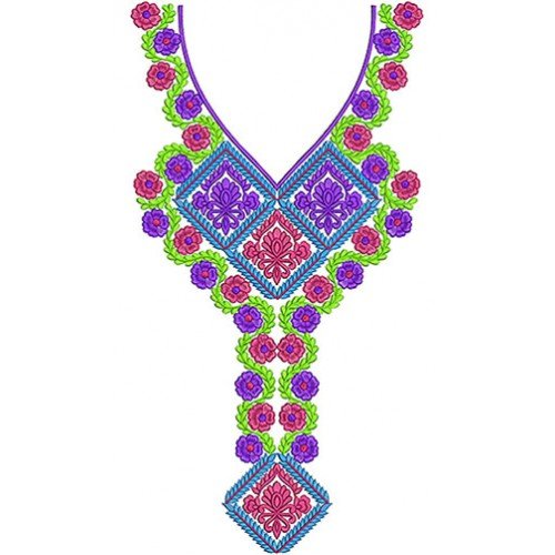 Abaya Neck Embroidery Designs 6316