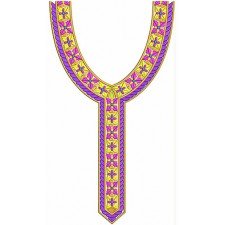 Pakistani Ladies Neck Embroidery Design
