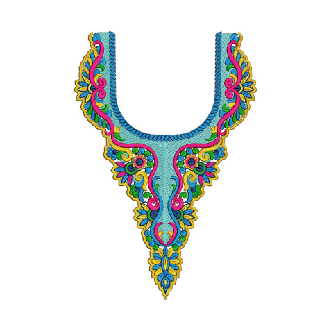 Necklines - Machine Embroidery Designs For Neck