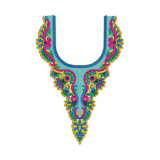 Necklines - Machine Embroidery Designs For Neck