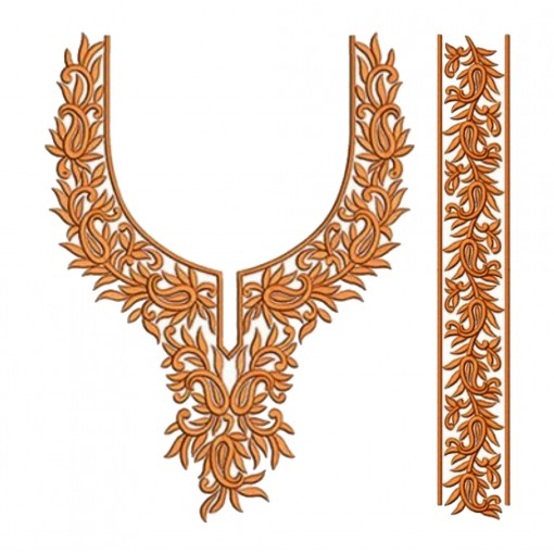 Neck Machine Embroidery Design Neck Machine Embroidery Design