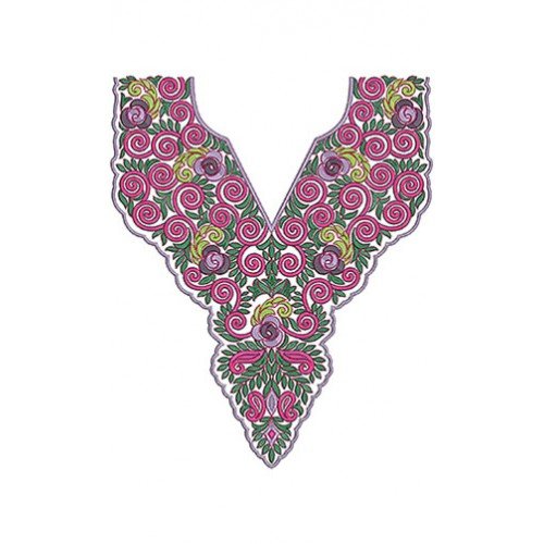 Neck Embroidery Design For Kameez