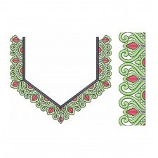 Indian Culture Neck Embroidery Design Indian Culture Neck Embroidery Design