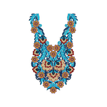 Embroidery Designs For Neck 763