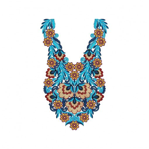 Embroidery Designs For Neck 763