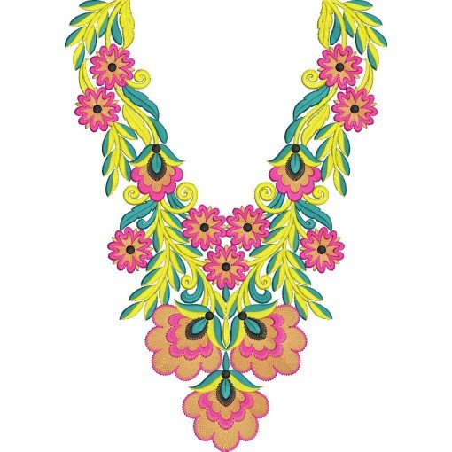 Elegant Muslim Clothing Abaya Embroidery Design