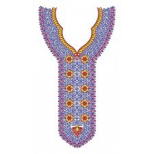 8231 Neck Embroidery Design