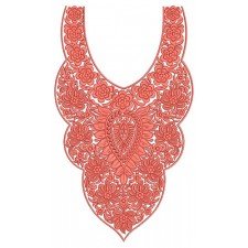 8380 Neck Embroidery Design