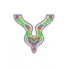 8417 Neck Embroidery Design