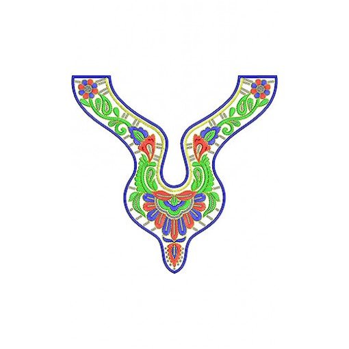 8417 Neck Embroidery Design