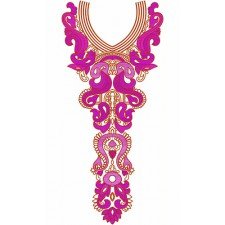 8425 Neck Embroidery Design