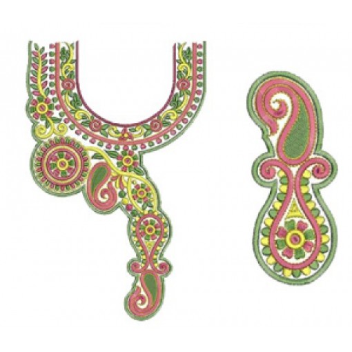 8432 Neck Embroidery Design 8432 Neck Embroidery Design