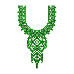 8439 Neck Embroidery Design