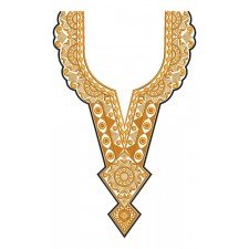 Nigerian Neck Embroidery Design
