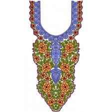 8499 Neck Embroidery Design