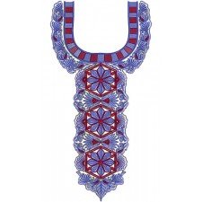 8502 Neck Embroidery Design