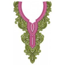 8505 Neck Embroidery Design