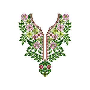 8730 Neck Embroidery Design
