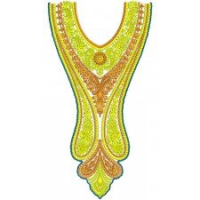 8733 Neck Embroidery Design