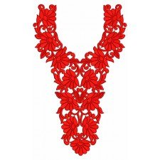 8851 Neck Embbrooidery Design